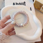 Gifty - Ruched Faux Bead Decorative Hair Tie