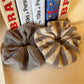Gifty - Knitted Striped Scrunchie Hair Tie