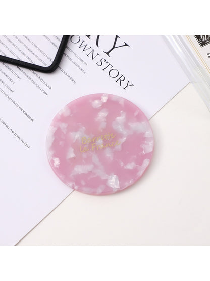 Mirroray - Acetic Acid Round Simple Multi-Color Small Mirror