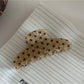 Beau - Glitter Star Pattern Acrylic Arc Claw Clip