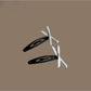 Beau - Minimalist Bow Barrette Front Hair Clip