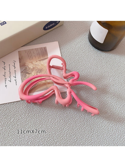 Beau - Gradient Cutout Butterfly Alloy Hair Claw Clip
