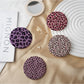 Mirroray - Pink and Purple Leopard Print Compact Mirror