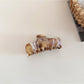 Beau - Square Acrylic Metal Hair Claw Clip
