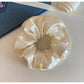 Gifty - Elegant Double Layer Ruched Satin Scrunchie