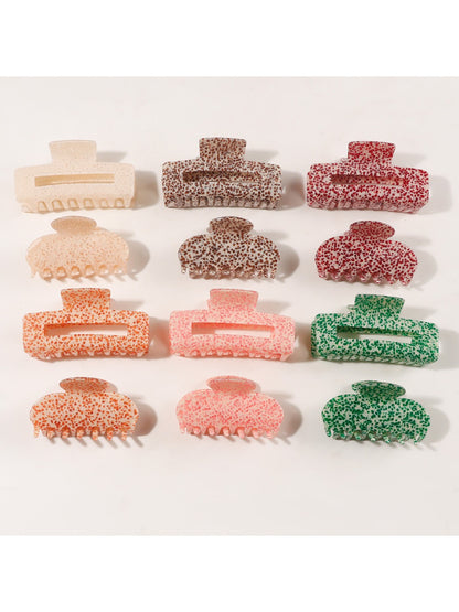 Beau - Chic Polka Dot Hair Claw Clip
