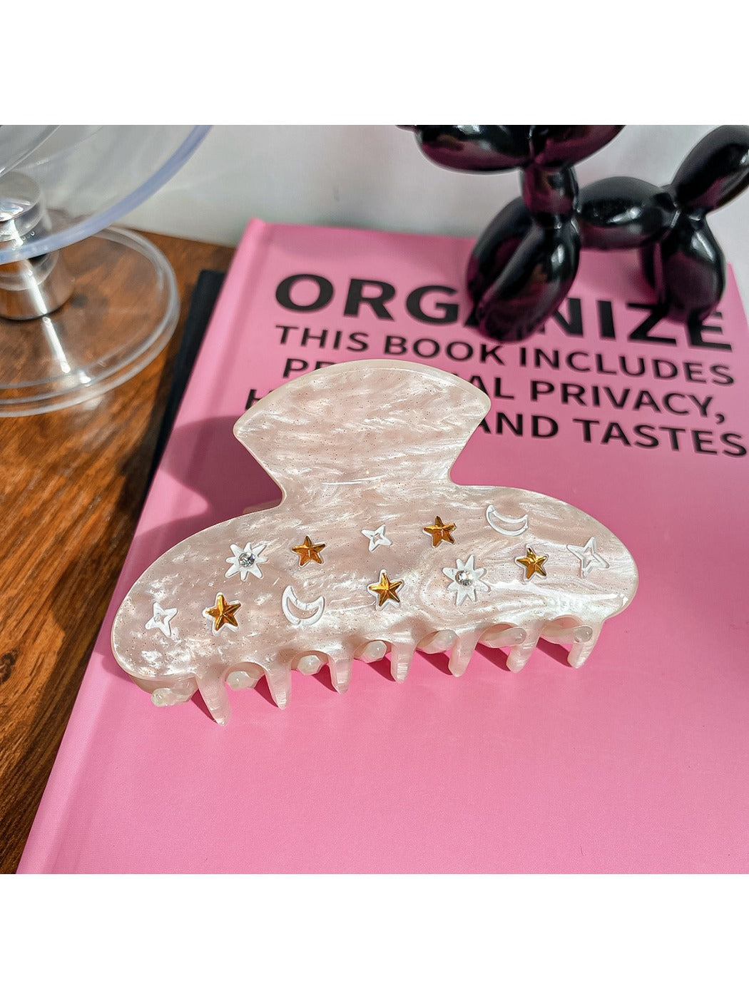 Beau - Star Moon Design Claw Clip