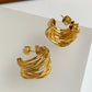 Earedge - Vintage C Hoop Earrings
