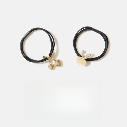 Gifty - Decorative Butterfly Motif Alloy Hair Tie