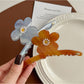 Beau - Flower Shaped Acetate Hair Claw Clip