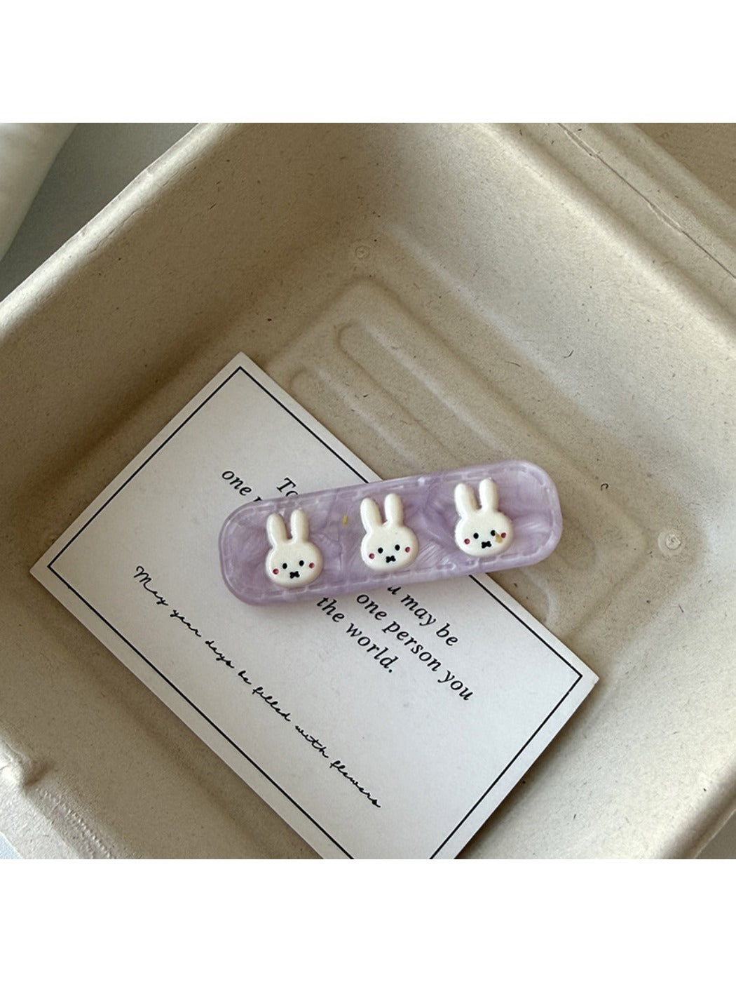 Beau - Cartoon Bunny Hair Clip