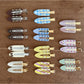 Beau - Bow Checkered Acetate Alloy Hair Clip