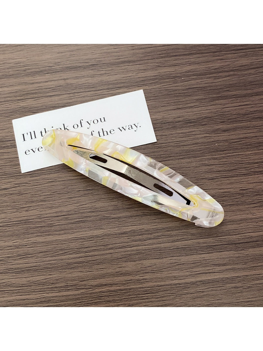Beau - Elegant Openwork Willow Leaf Shaped Hair Clip