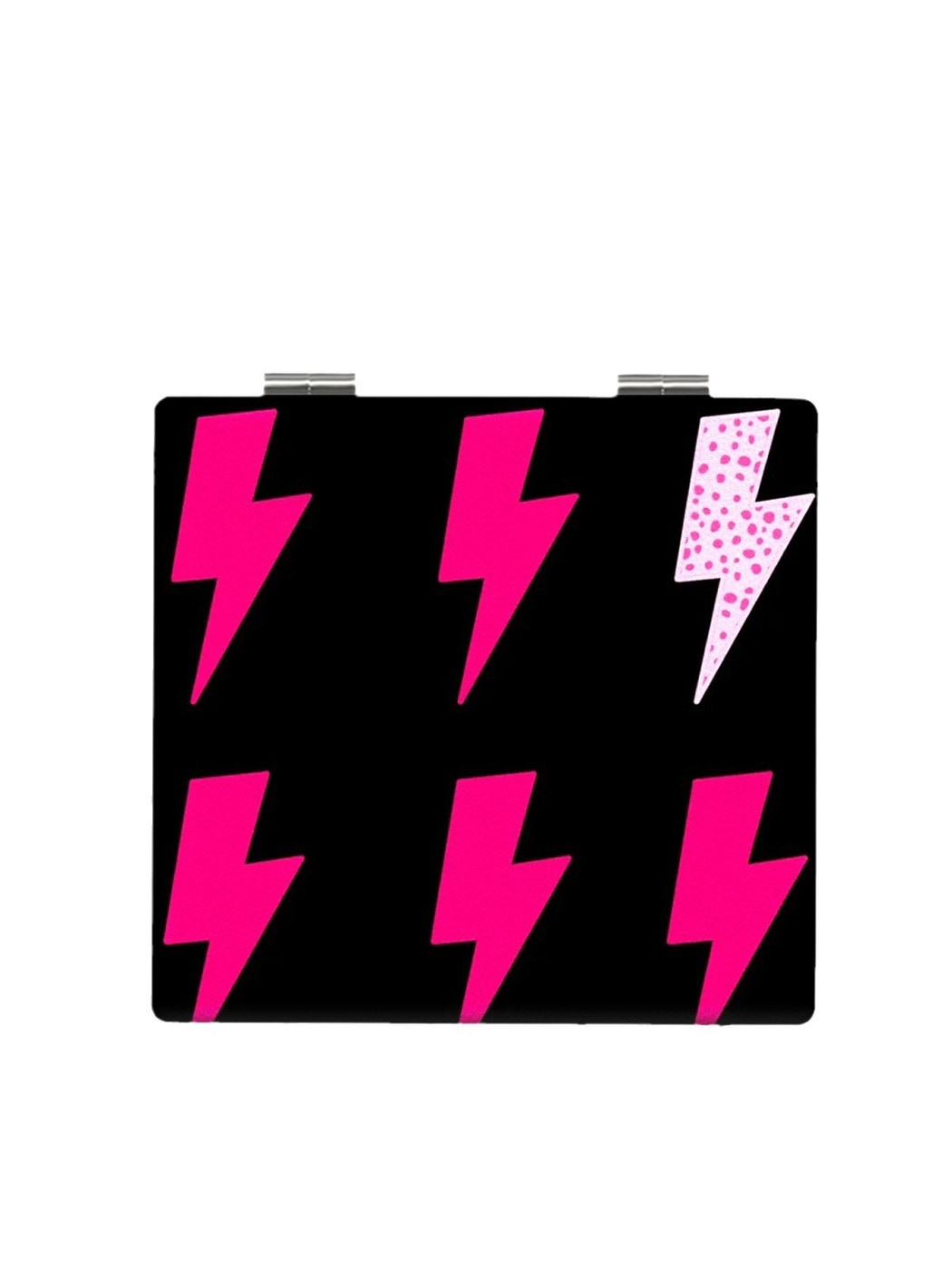Mirroray - Pink Lightning Pattern Folding Makeup Mirror