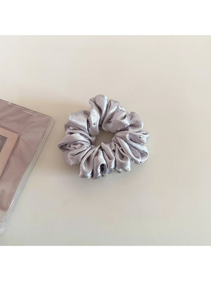 Gifty - Elegant Satin Rhinestone Scrunchies