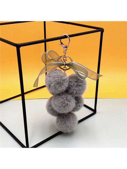 Keypus - Grape Shaped Plush Keychain Bag Charm