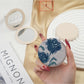 Mirroray - Delicate Rose Patterned Round Compact Mirror