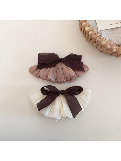 Beau - Polyester Alloy Ballet Bow Decorative French Barrette
