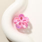 Beau - Glossy Petal Openwork PS Flower Claw Clip