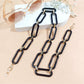 Velra - Minimalist Black Chain Style Eyeglass Strap