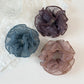 Gifty - Ruffled Mesh Polyester Decorative Scrunchie