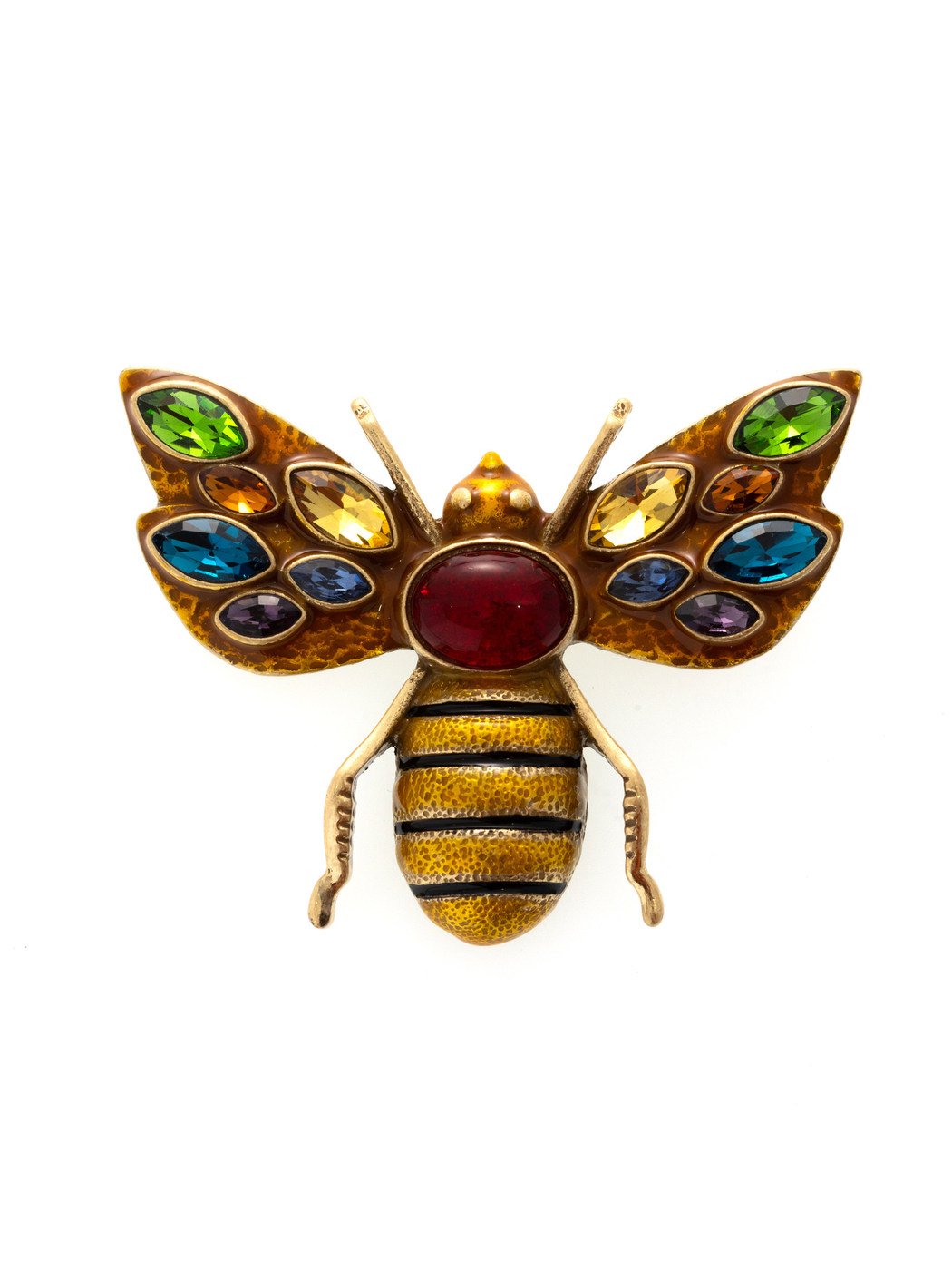Brovia - Retro Insect Alloy Enamel Detail Brooch