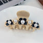 Beau - Floral Beaded Acetate Fiber Claw Clip