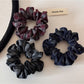 Gifty - Floral Bud Plaid Hair Scrunchie