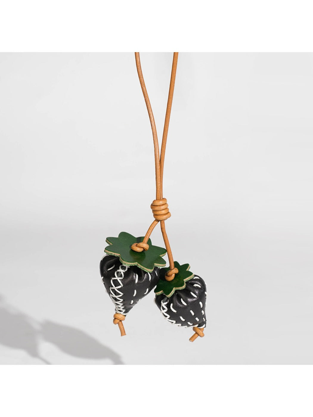Keypus - 3D Strawberry-Shaped Charm Keychain