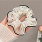 Gifty - Black-Bordered Geometric Luxury Scrunchie
