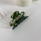 Beau - Green Twill Hair Clip