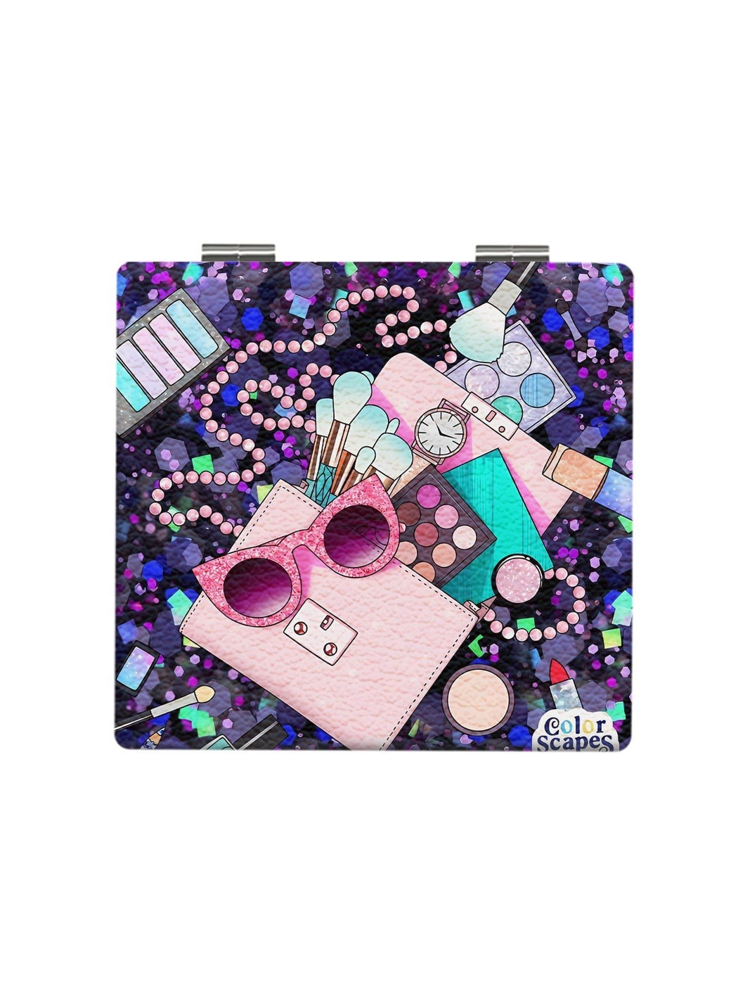 Mirroray - Portable Illustrated Folding Pocket Mirror