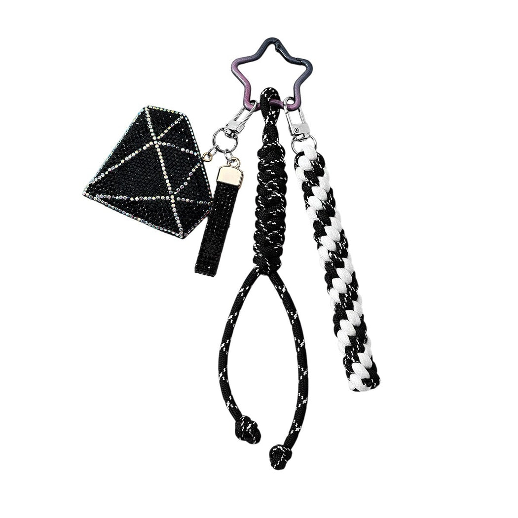 Keypus - Y2K Style Star Design Cord Keychain