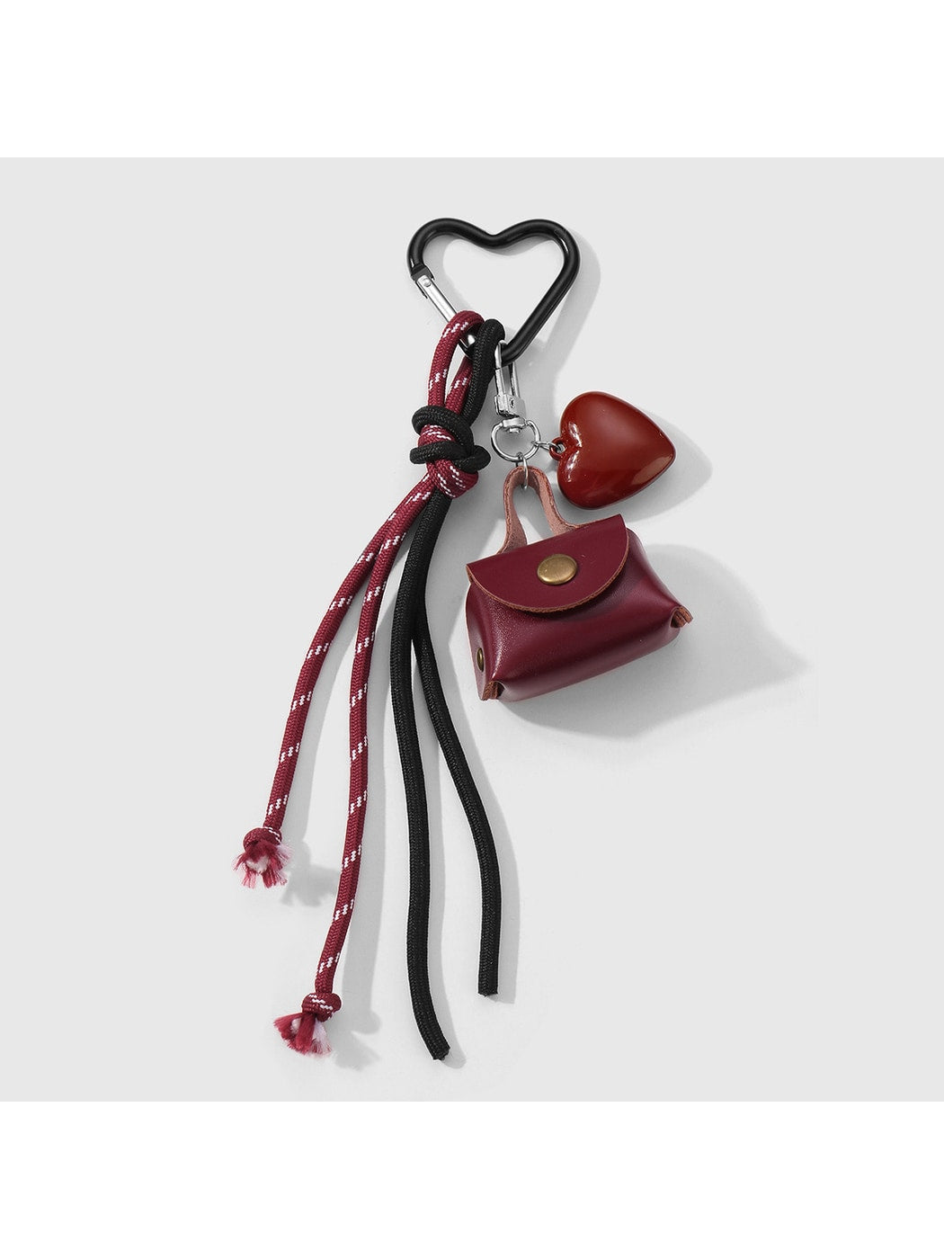 Keypus - Y2K Bow Heart Keychain Bag Charm Keychain