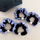 Gifty - Blue Striped Plaid Hair Tie