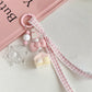 Keypus - Plaid Ribbon House Bag Pendant Keychain