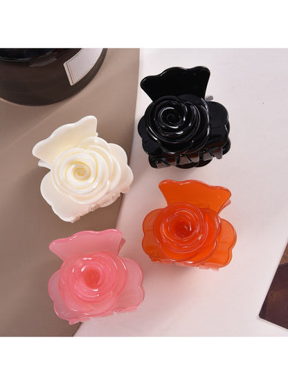 Beau - Rose Shaped Hair Claw Clip