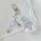 Keypus - Star Accent Headphone Bag Pendant Keychain