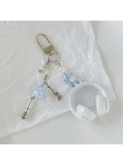 Keypus - Star Accent Headphone Bag Pendant Keychain
