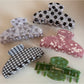 Beau - Irregular Fan Shaped Acetate Hair Claw Clip