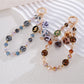 Keypus - Plush Pom-Pom Beaded Phone Strap