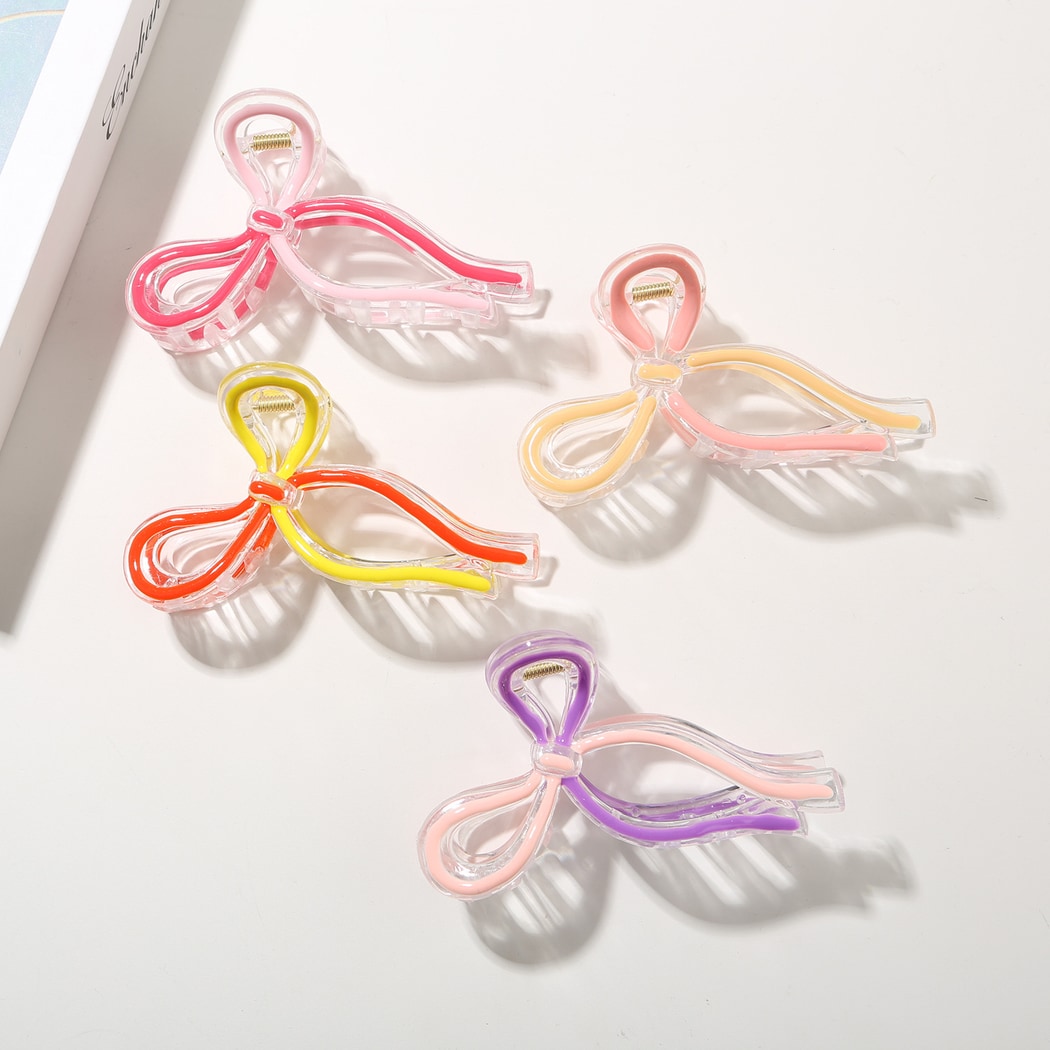 Beau - Gradient Butterfly Design PS Claw Clip