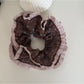 Gifty - Vintage Style Polka Dot Ruffled Scrunchie