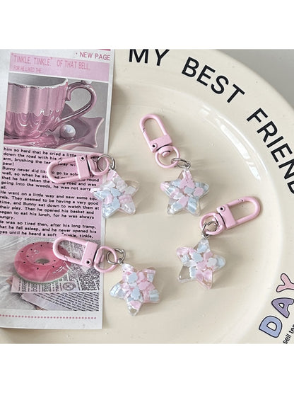 Keypus - Cute Five-Point Star Pendant Charm Keychain