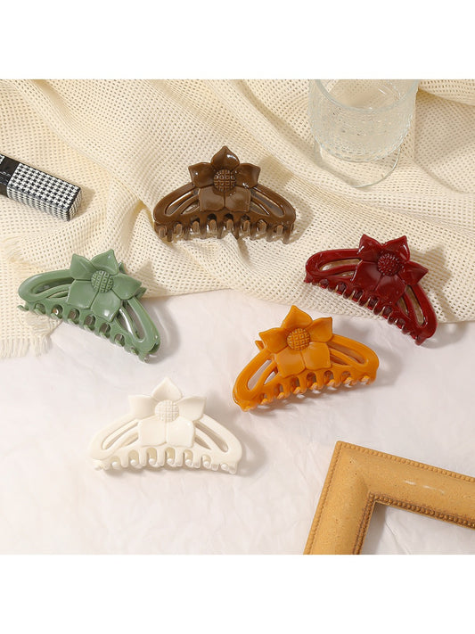 Beau - Frosted Fashion Hollow Hair Clip