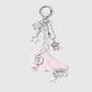 Keypus - Cartoon Wing and Star Pendant Keychain