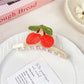 Beau - Cute Acrylic Floral Smiley Face Claw Clip