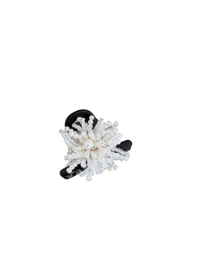 Beau - Geometric Beaded Decorative Plastic Claw Clip