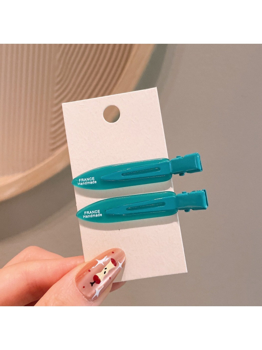 Beau - Minimalist Geometric Side Bangs Hair Clip