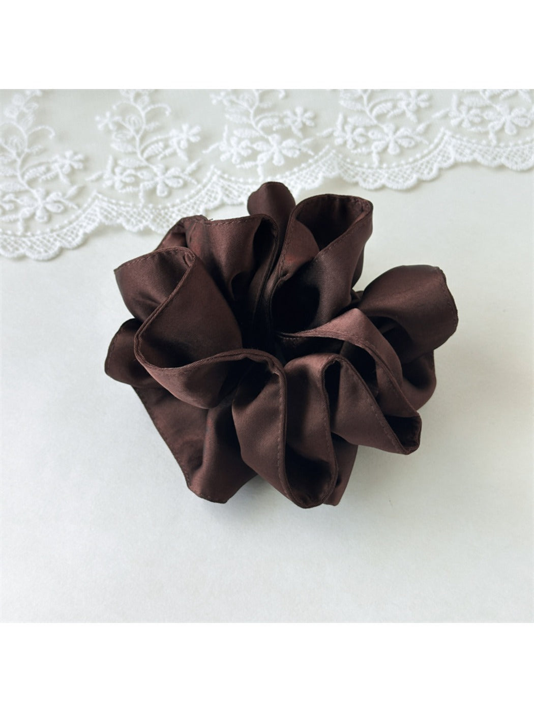 Gifty - Satin Crinkle Scrunchie Hair Tie